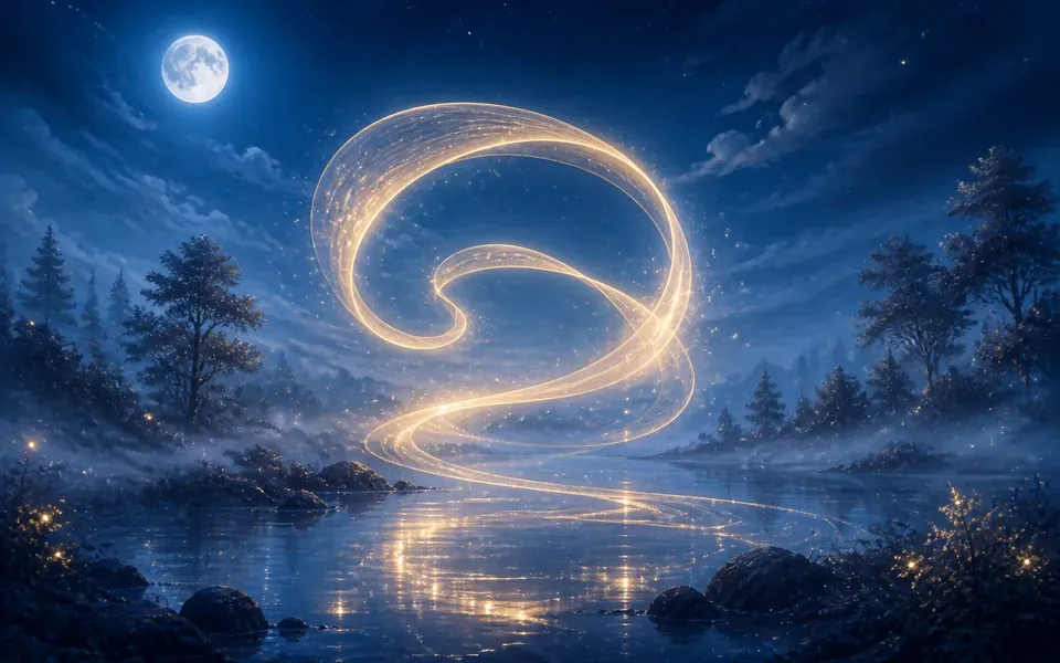 Illustration onirique : Rêver de boucle