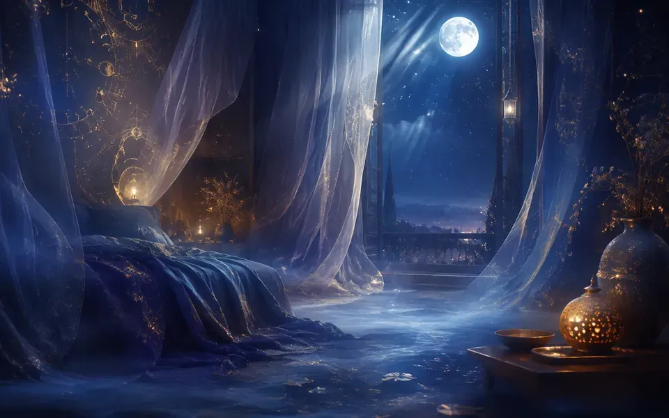 Illustration onirique : Rêver de chambre