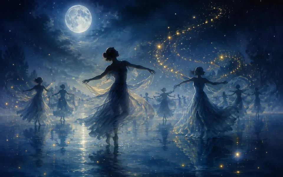 Illustration onirique : Rêver de danser