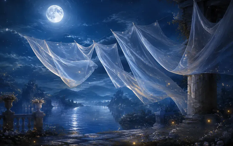 Illustration onirique : Rêver de linge