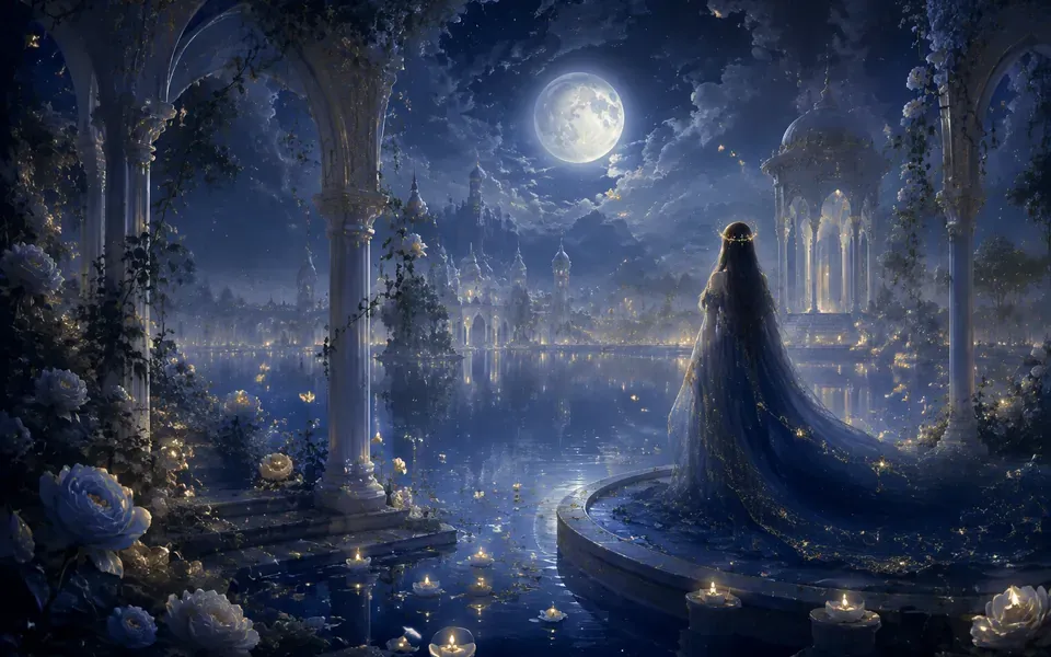 Illustration onirique : Rêver de princesse