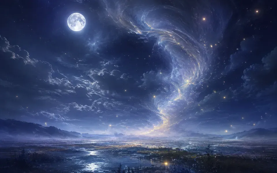 Illustration onirique : Rêver de tornade