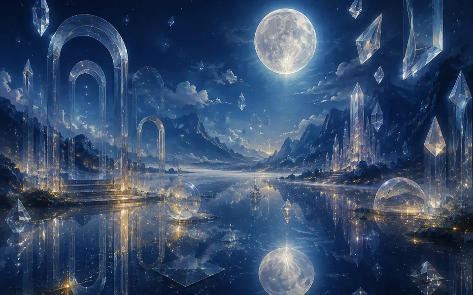 Illustration onirique : Rêver de verre