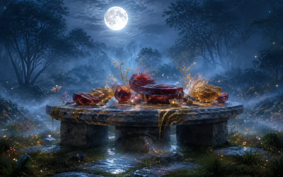 Illustration onirique : Rêver de viande