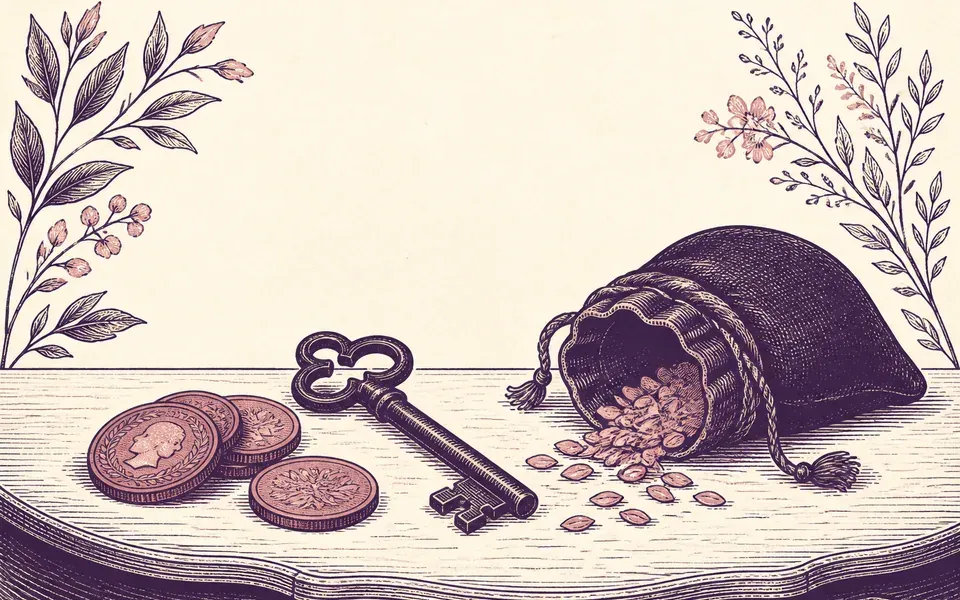 Illustration du rayon rêves d'argent du dictionnaire des rêves