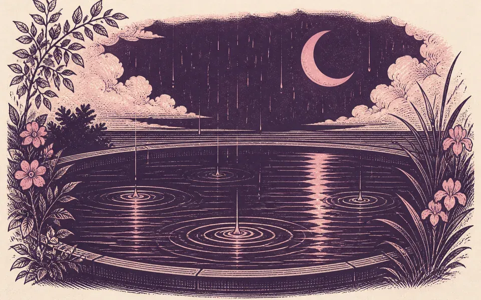 Illustration du rayon rêves d'eau du dictionnaire des rêves
