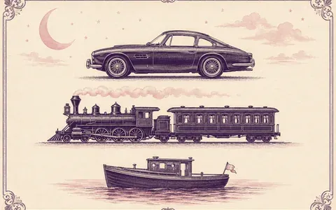 Illustration du rayon rêves de transports